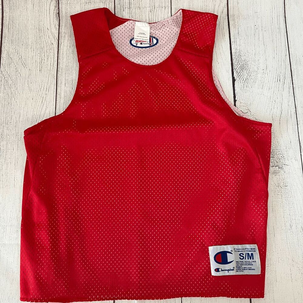 Convertible Red Champion Jersey Size Small